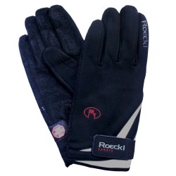 Biathlon und Langlaufhandschuhe Roeckl Lund schwarz-grau